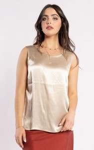 Pre Order: CHEMISE TOP-champagne