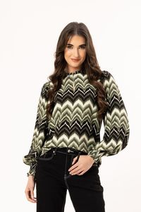Seeking Lola: MOVEMENT BLOUSE -FORREST STRIPE