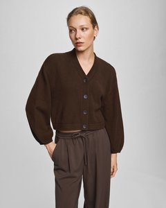 New Arrivals: MSCH Zafina  Cardigan-CHOCOLATE