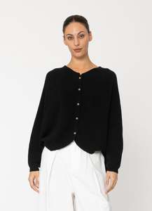 New Arrivals: CHASE CARDI -BLACK