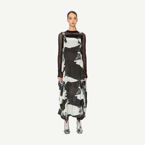 Two By Two: Valen Dress -Glacier Print