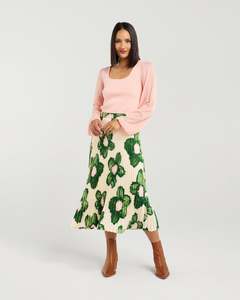 SAWYER SKIRT-DAISY VERDURE