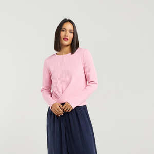 Et Alia: TWIST TEE -L/S-COTTON CANDY