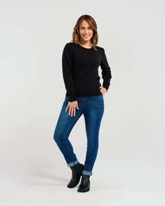 Seduce Zafina: Halsey Knit-Black