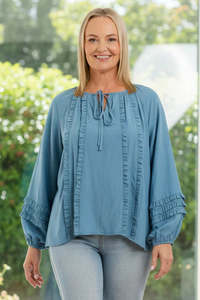 Josephine Top-Blue