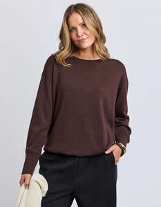 DELILAH KNIT - COFFEE