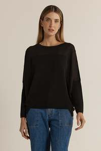 Fate Becker: CHARLIE KNIT-BLACK
