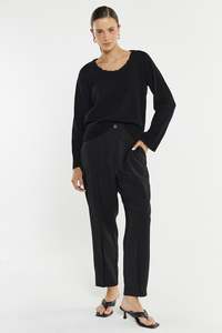 LO TAPERED CARGO-BLACK