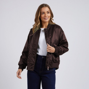 FOXWOOD LUCY BOMBER-COFFEE BEAN