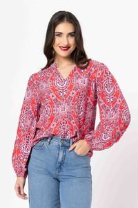 Seeking Lola: MAGGIE BLOUSE-PINK CHARM