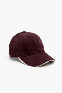 Antler Lace Peak Cord Cap | Merlot