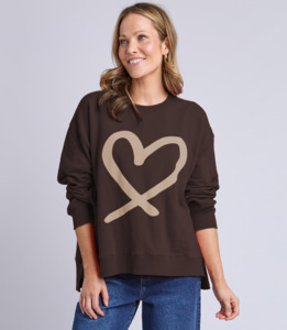 ELIN CREW-CHOCOLATE-PRE ORDER