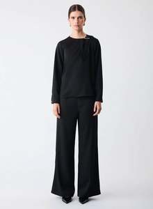 New Arrivals: ESMAEE EQUIVALENT PANTS - BLACK