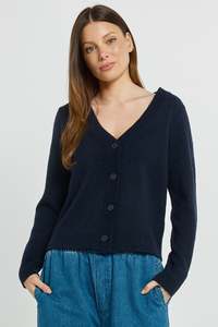 FIFI CARDIGAN-NAVY