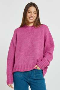 LOLA JUMPER-MULBERRY