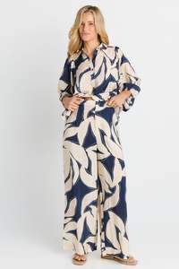 New Arrivals: ZANDER PANT-NAVY FLORAL