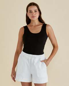 New Arrivals: Emma Scoop Tank-Black