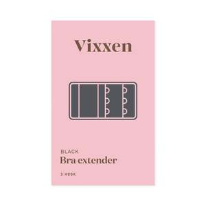 Bra Extender 3 Hook Black