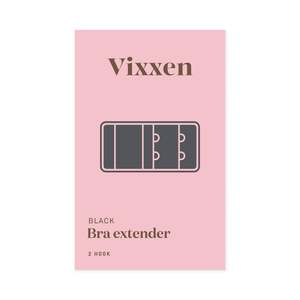 Bras Bra Extenders: Bra Extender 2 Hook Black