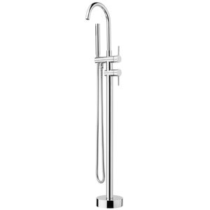 Floor Mounted Bath Filler with Mixer & Hand Shower Voda Plumbingware