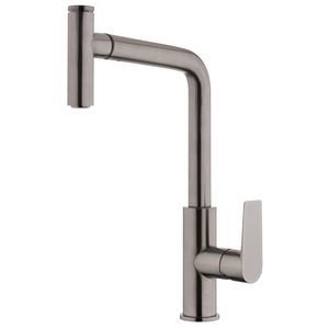 Olympia High Rise Pull Out Sink Mixer - Brushed Gunmetal (Discontinued) Voda Plumbingware