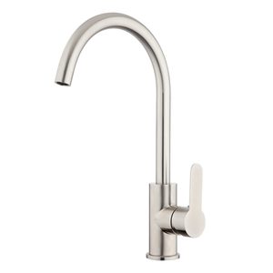 Products: Stainless Gooseneck Sink Mixer - Cold Start Voda Plumbingware