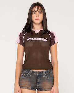 Womens: NAPLES CONTRAST BABY SPORTS JERSEY