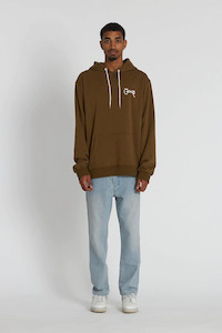 Hoodies: Men’s Scripted Superfleece hoodie - Brown