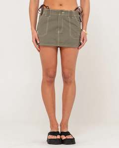 Dirtbag Cargo Low rise Mini skirt