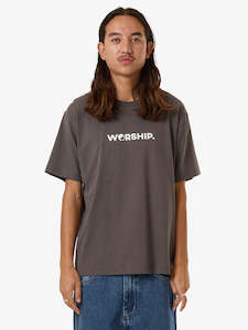 Mens T Shirts: Core Logo tee worn black