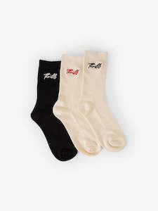 Footwear: Signature 3 Pack Sock