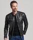 Heritage Leather Moto Racer Black