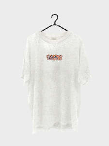 Throwback tee- snow Marle