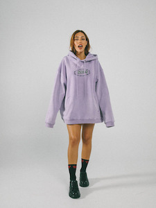 Billy Bones Club: Billy bones barb hoodie washed purple