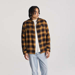 Parallels Shirt Gold Check