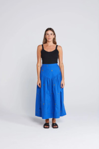 Aria Skirt - Cobalt