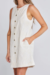Womens: Effortless Dress - Creamy Daisy