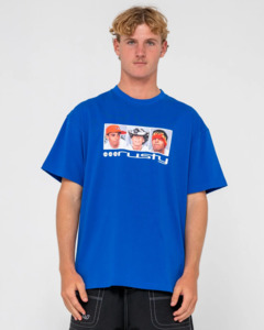 SNAPSHOT SHORT SLEEVE TEE - Royal blue