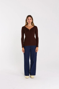 Loop Longsleeve Chocolate