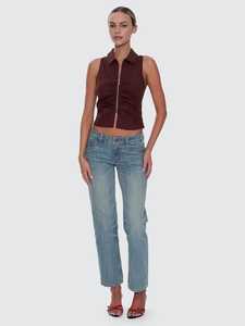 Andy Zip Sleeveless Shirt