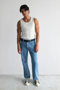 A5 baggy Larry light vintage indigo