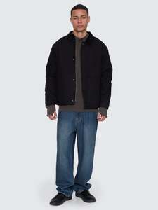 Mens: Thrills Union Jacket - Pirate Black