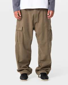 Mens: GRIZZLY BAGGY CARGO PANT - Savanna