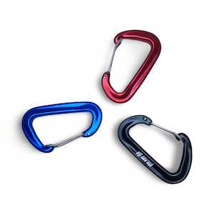 5kN Wire gate carabiner: D-Type spring hook carabiners for hammocks - Available &hellip;