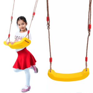 Kids Swing Seat – Safe, Durable Adjustable Swing with Ropes (Blue, Red or Green) - VOLANS