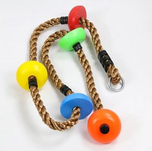 Tree Climbing Swing Rope – Multicolor Disc Swing for Kids - VOLANS