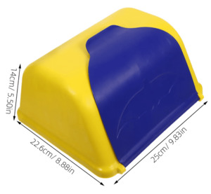 Children's Play Tower Letterbox – Blue & Yellow Playground Accessory - VOLANS