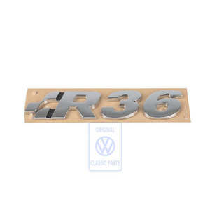 All: Rear R36 Badge - B6 Passat R36