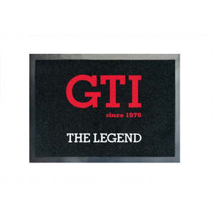 Brisa: VW GTI Doormat - The Legend - Black