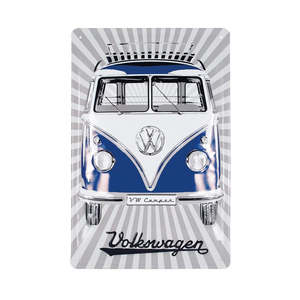 Brisa: VW T1 Bus Metal Sign - Blue